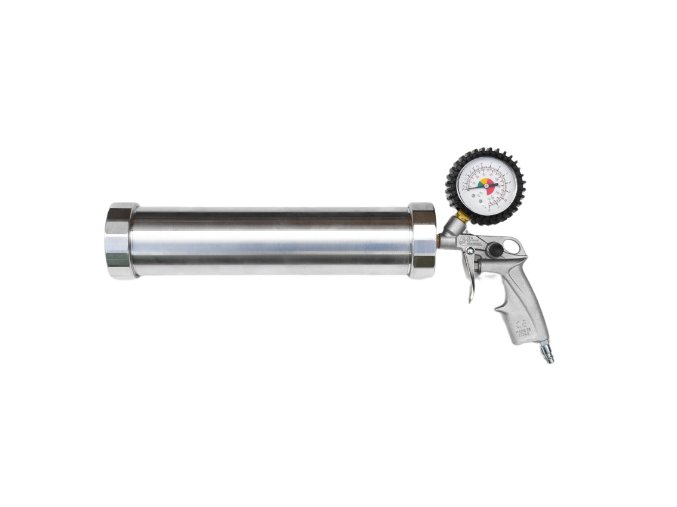 Nikl Výtlačná pistole na boilie těsta vzduchová (Varianta Nikl Výtlačná pistole Pneumatic 800ml/1,1 kg vzduchová)