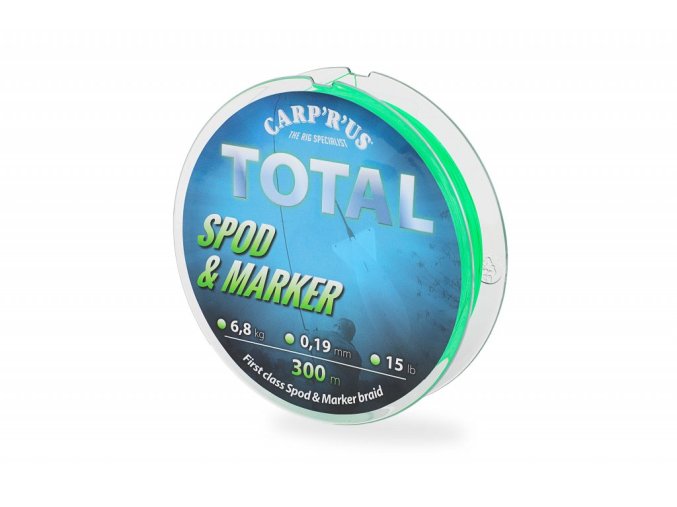 Carp´R´Us Splétaná šňůra Total Spod & Marker Braid (Varianta Carp´R´Us Splétaná šňůra Total Spod & Marker Braid Fluo Green 0,19mm, 6,8kg/15lb, 30)