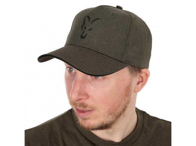 fox ksiltovka collection baseball cap green black (1)