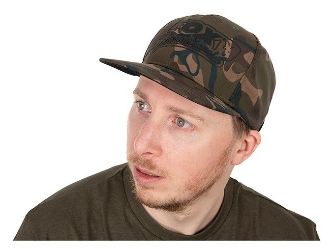 fox ksiltovka camo flat peak snapback hat
