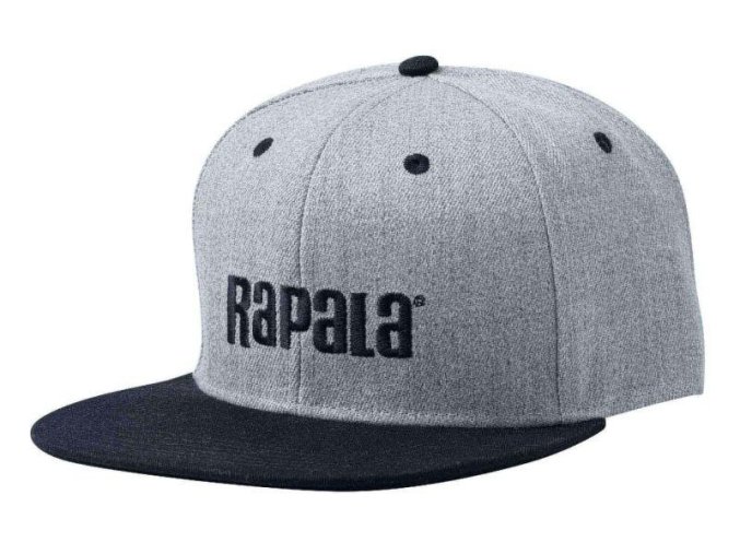 Rapala kšiltovka Cap Flat Brim Grey/Black