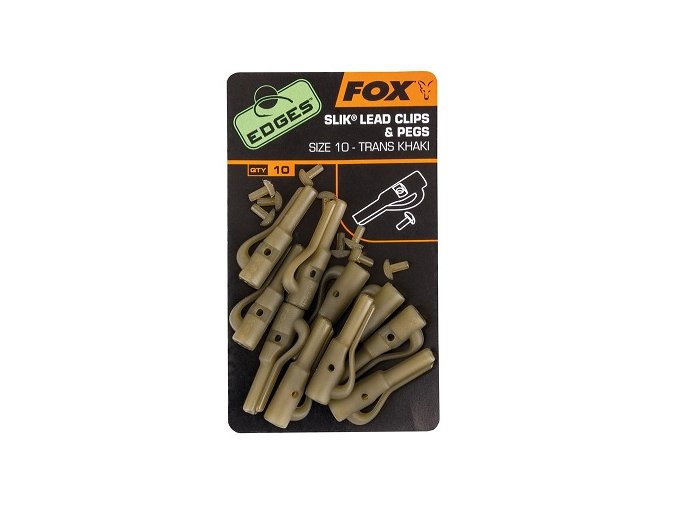 Fox závěsky Edges Safety Lead Clip & Pegs