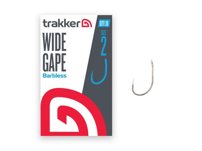 Trakker Háček Wide Gape Hooks (Barbless) (Varianta Trakker Háček - Wide Gape Hooks Size 8 (Barbless))