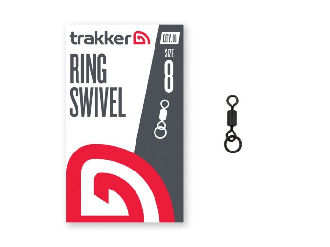 Trakker Obratlík Ring Swivel vel. 8, 10ks