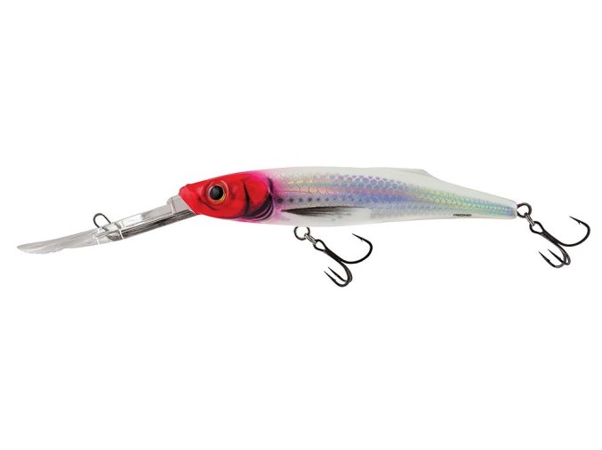 salmo wobler freediver super deep runner holographic red head 7 cm 8 g