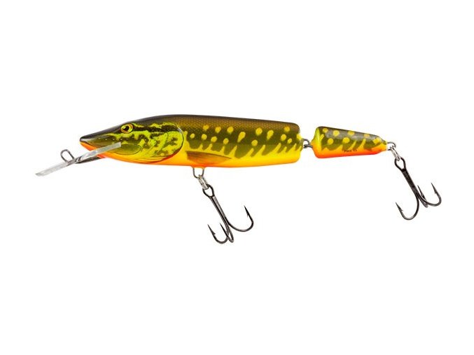 salmo wobler pike jointed deep runner hot pike 13 cm 24 g