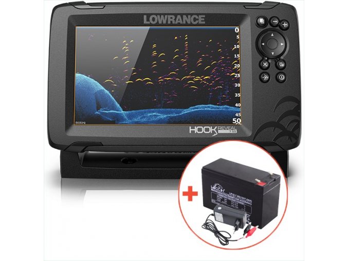 lowrance echolot hook reveal 7 se sondou hdi 83 200 khz