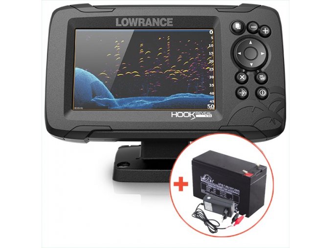 lowrance echolot hook reveal 5 se sondou hdi 83 200 khz