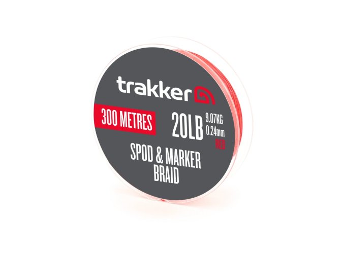 Trakker Šňůra Spod & Marker Braid 300m - Red (Varianta Trakker Šňůra - Spod & Marker Braid 30lb, 13,6kg, 0,28mm, 300m - Red)
