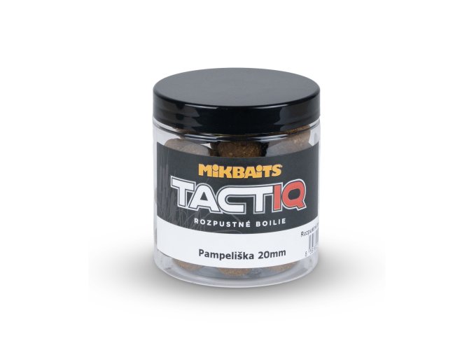 Mikbaits TactiQ rozpustné boilie 250ml - Pampeliška 20mm