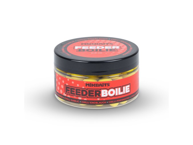 Mikbaits Feeder boilie 100ml - Chilli Česnek 8 + 12 mm