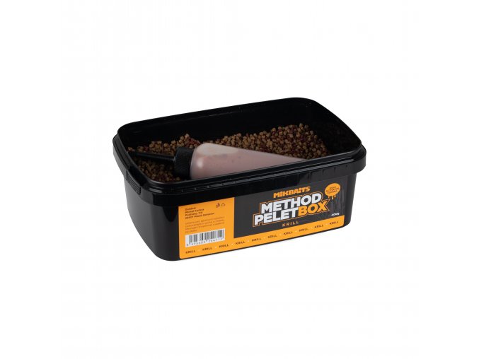 Mikbaits Method pelet box 400g + 120ml Activator - Krill