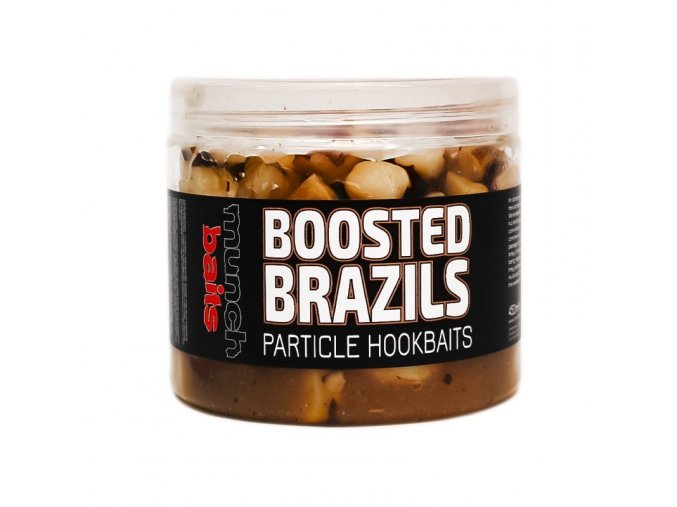 Munch Baits brazilské ořechy v nálevu Boosted Brazils 450ml