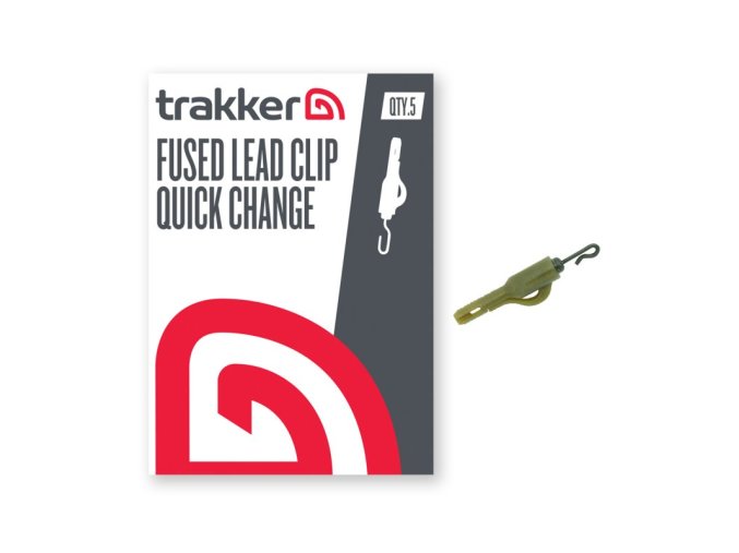 Trakker Závěsky Fused Lead Clip - Quick Change (Varianta Trakker Závěsky Fused Lead Clip Quick Change 5ks)