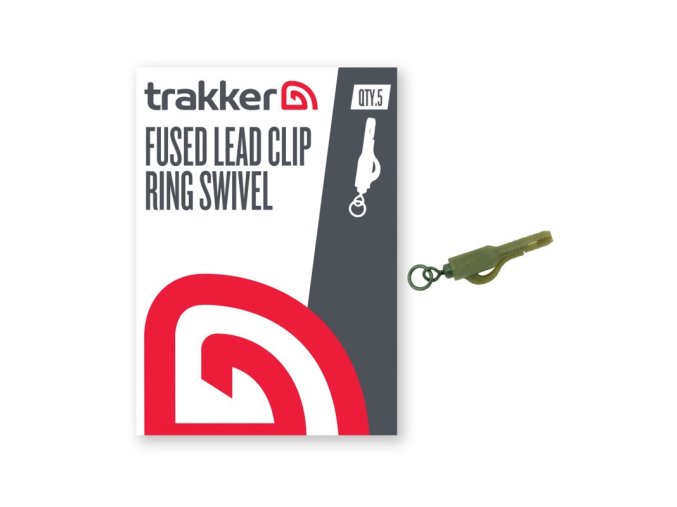 Trakker Závěsky Fused Lead Clip - Ring Swivel (Varianta Trakker Závěsky Fused Lead Clip Ring Swivel 5ks)