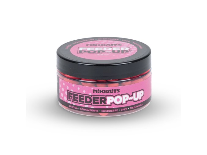 Mikbaits Feeder pop-up 100ml - Jahoda 8 + 12 mm