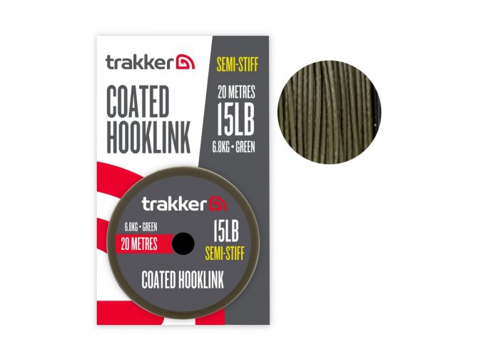 Trakker Návazcová šňůra Semi Stiff Coated Hooklink 20m (Varianta Trakker Návazcová šňůra - Semi Stiff Coated Hooklink 45lb, 20,4kg, 20m)