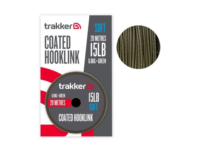 Trakker Návazcová šňůra Soft Coated Hooklink 20m (Varianta Trakker Návazcová šňůra - Soft Coated Hooklink 45lb, 20,4kg, 20m)