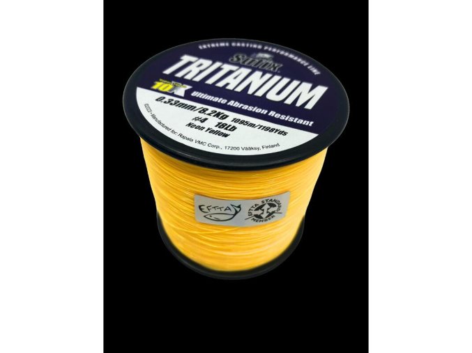 Sufix vlasec Tritanium 1/4 LB zlatý 1095 m 0,33 mm