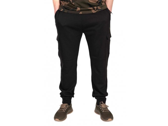 fox teplaky lw black camo combat joggers