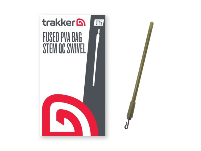 Trakker Dřík do inline olov Fused PVA Bag Stem - QC Swivel 5ks (Varianta Trakker Fused PVA Bag Stem - QC Swivel)
