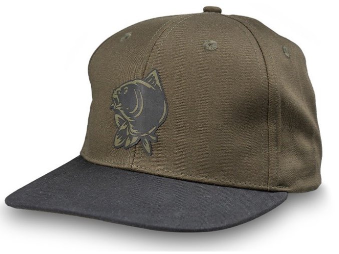 nash ksiltovka make it happen snap back cap fish logo