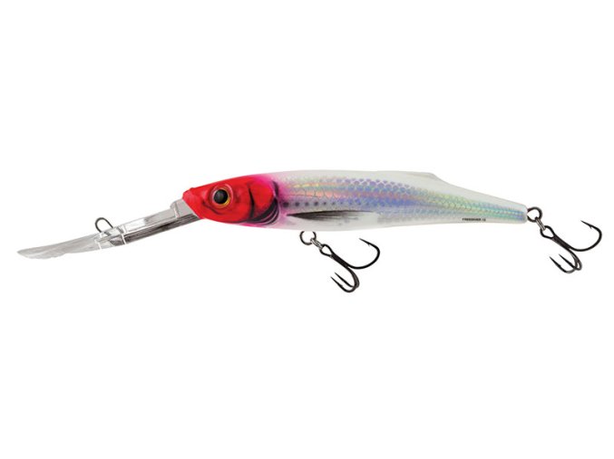 qfd036 freediver super deep runner 9cm holographic red head