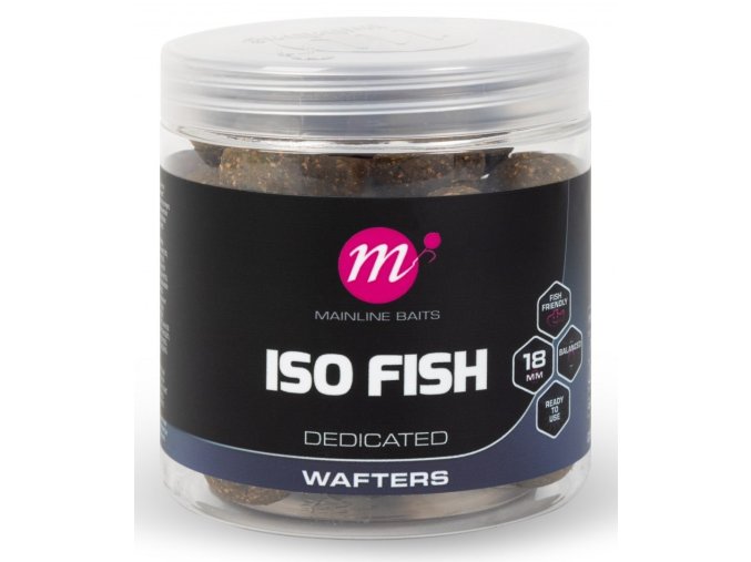 mainline vyvazene boilie wafters iso fish