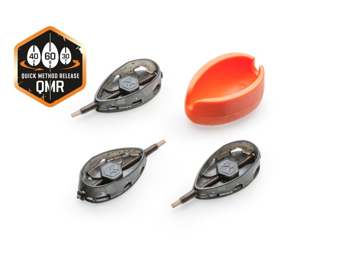 Mivardi set krmítek Method Feeder set QMR Flat L (30g + 40g + 50g + mould)