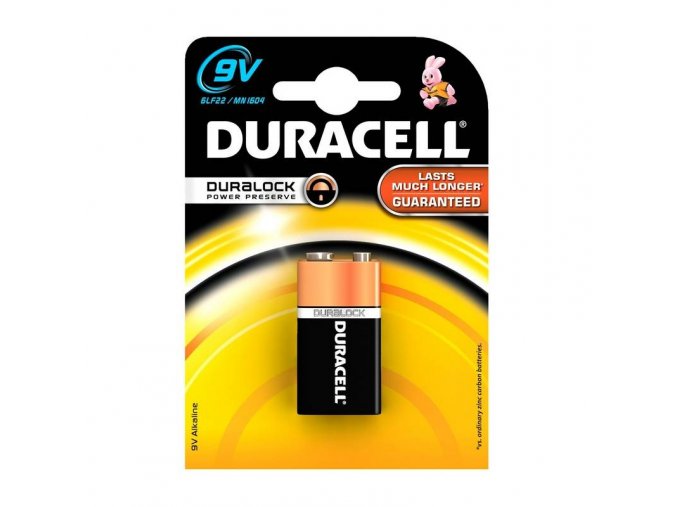 Baterie alkalická Duracell BASIC 9V 1604 K1