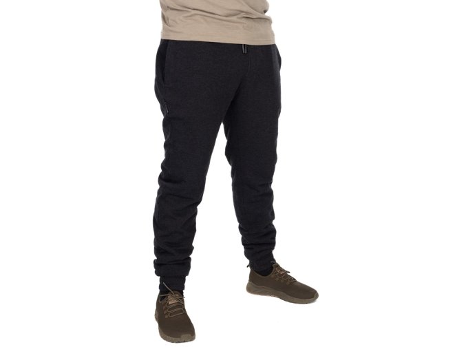 fox teplaky collection sherpa jogger black orange