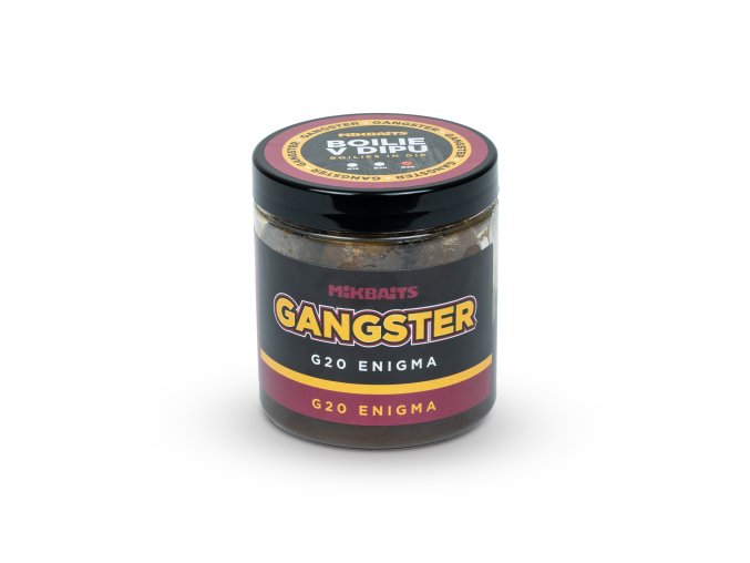 Mikbaits boilie v dipu Gangster 250ml - G20 Enigma 24mm