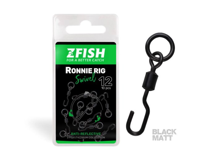 ZFISH Obratlík Ronnie Rig Swivel Matt vel.12