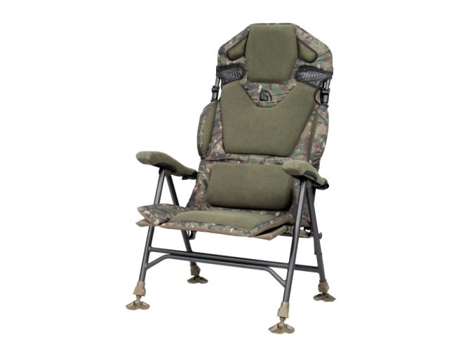 Trakker Křeslo komfortní s područkami - Levelite Camo Longback Recliner (Varianta Trakker Křeslo komfortní s područkami - Levelite Camo Longback Recliner)