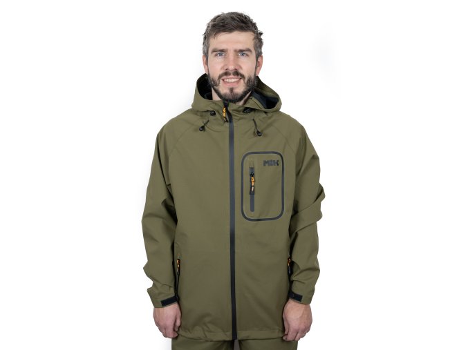 Mikbaits funkční oblečení - Nepromokavá bunda Aqua 10000 zelená 3XL
