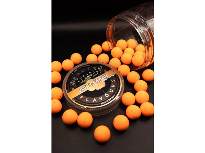 FORGOTTEN FLAVOURS PLOVOUCÍ BOILIE Juicy Peach Orange POP-UPS