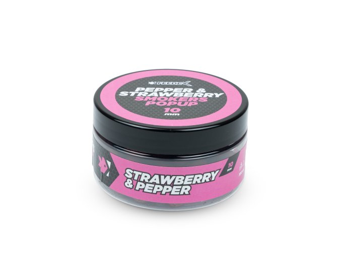 FEEDER EXPERT Smokers pop-up 100ml - Jahoda Pepř 10mm