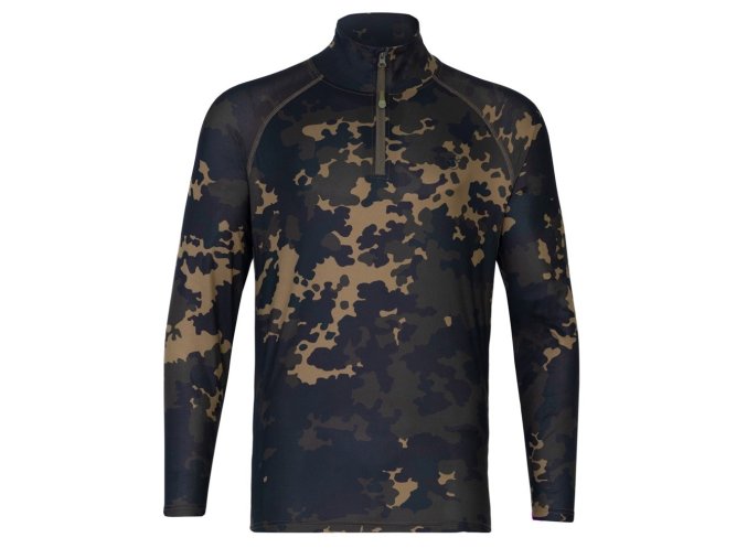 korda triko kool upf zip jersey dark kamo