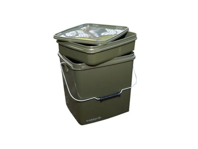 Trakker Kbelík Olive Square Container 13l (Varianta Trakker Kbelík Olive Square Container 13l)