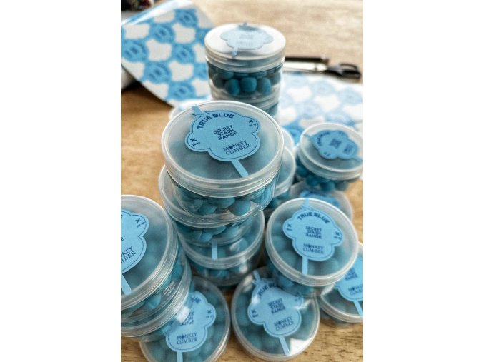 Monkey Climber plovoucí boilie True Blue Pop Ups - Deep Blue 15mm