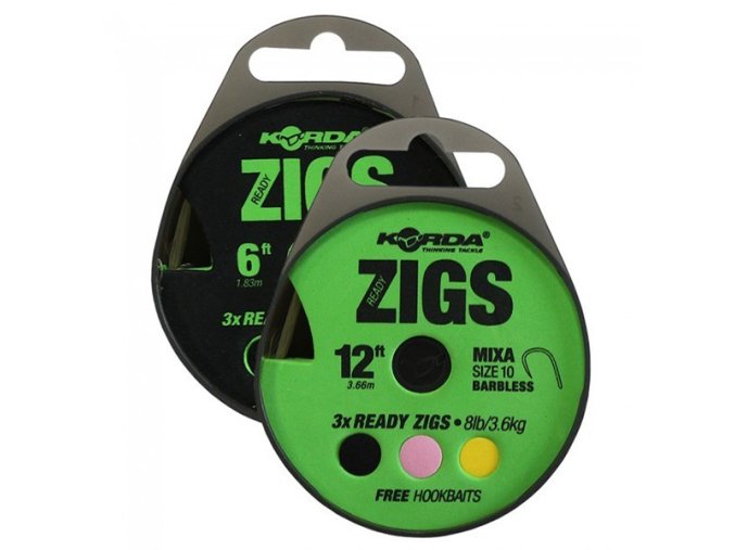korda navazec ready tied zig rig s protihrotem 3 ks