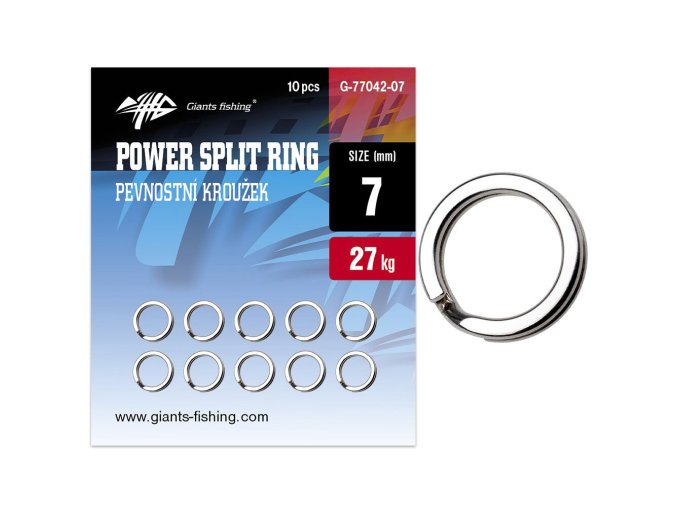 Giants fishing Pevnostní kroužek Power Split Ring 10ks