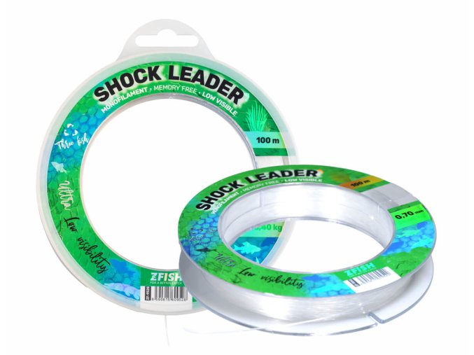 ZFISH Šokový Vlasec Vision Shock Leader 100 m (Průměr 0,50 mm - 16,60 Kg)