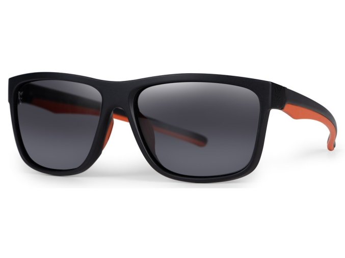 fox polarizacni bryle collection black orange shades grey lens