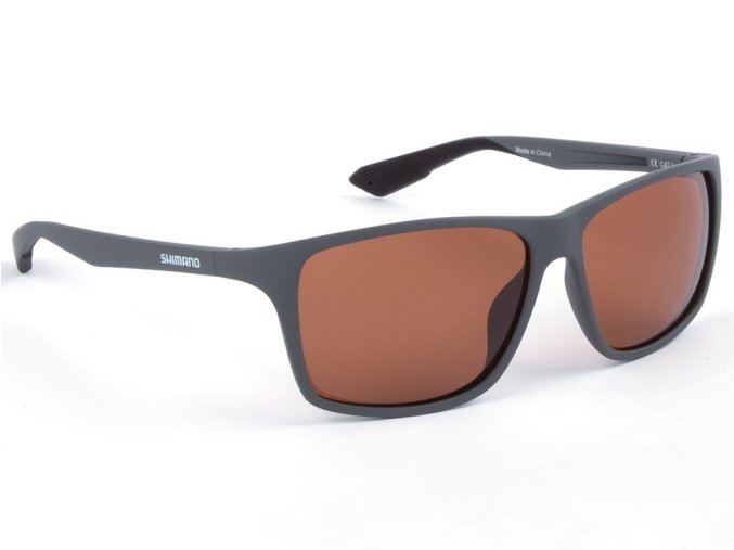 shimano polarizacni bryle eyewear matte dark grey copper