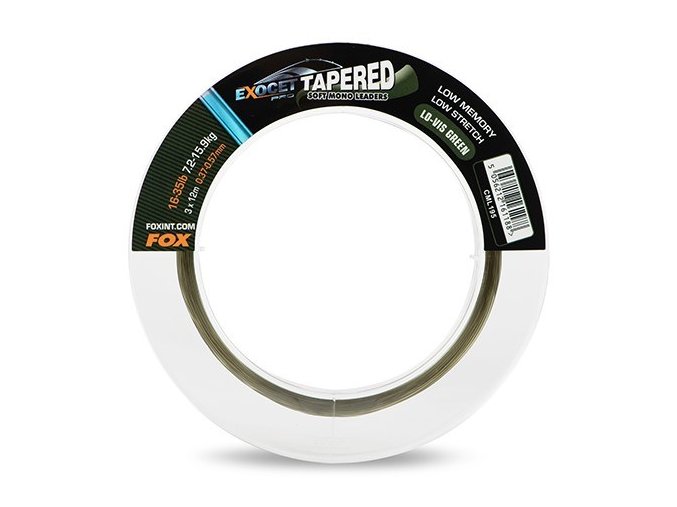 fox sokovy vlasec exocet pro tapered leader 3x12 m