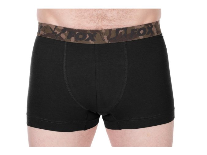fox trenyrky boxer shorts khaki black 2 ks (1)