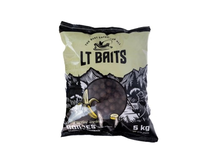 LT Baits HALIBUT BANANA BOILIES 5KG