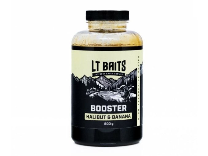 LT Baits BOOSTER HALIBUT BANANA 600G