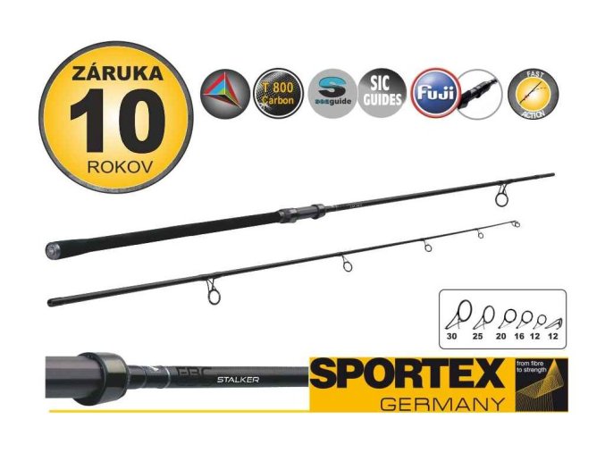 Bazar - 2x Sportex kaprový prut FBC CS-3 Stalker 10Ft/3lb